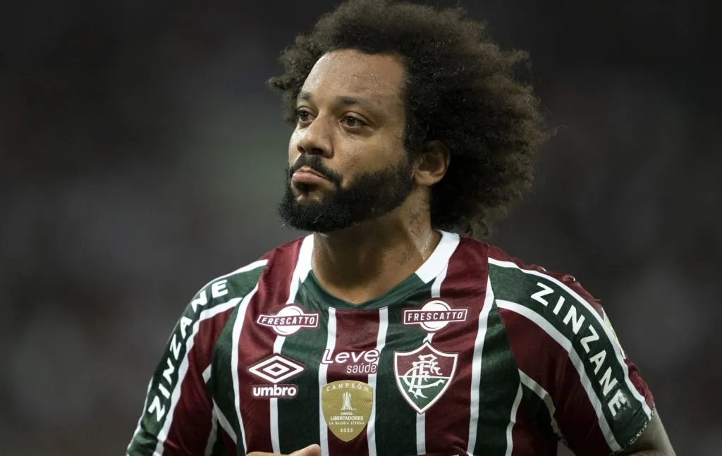 Marcelo em partida do Fluminense
