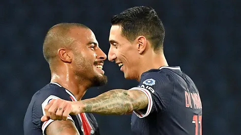 - Rafinha Alcântara ao lado de Di Maria