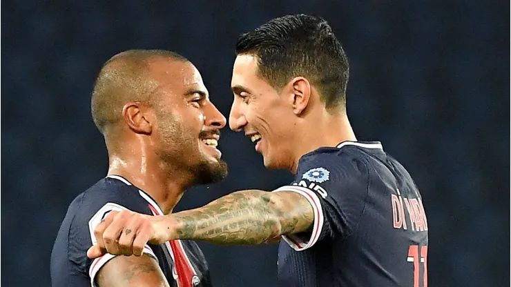 - Rafinha Alcântara ao lado de Di Maria