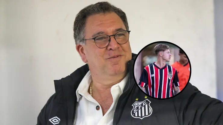 Enzo Boer, ex-jogador do São Paulo contratado pelo Santos.