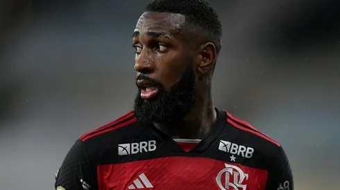 Gerson em partida contra o Bragantino, no Maracanã, pelo Campeonato Brasileiro, no dia 25/08/2024.