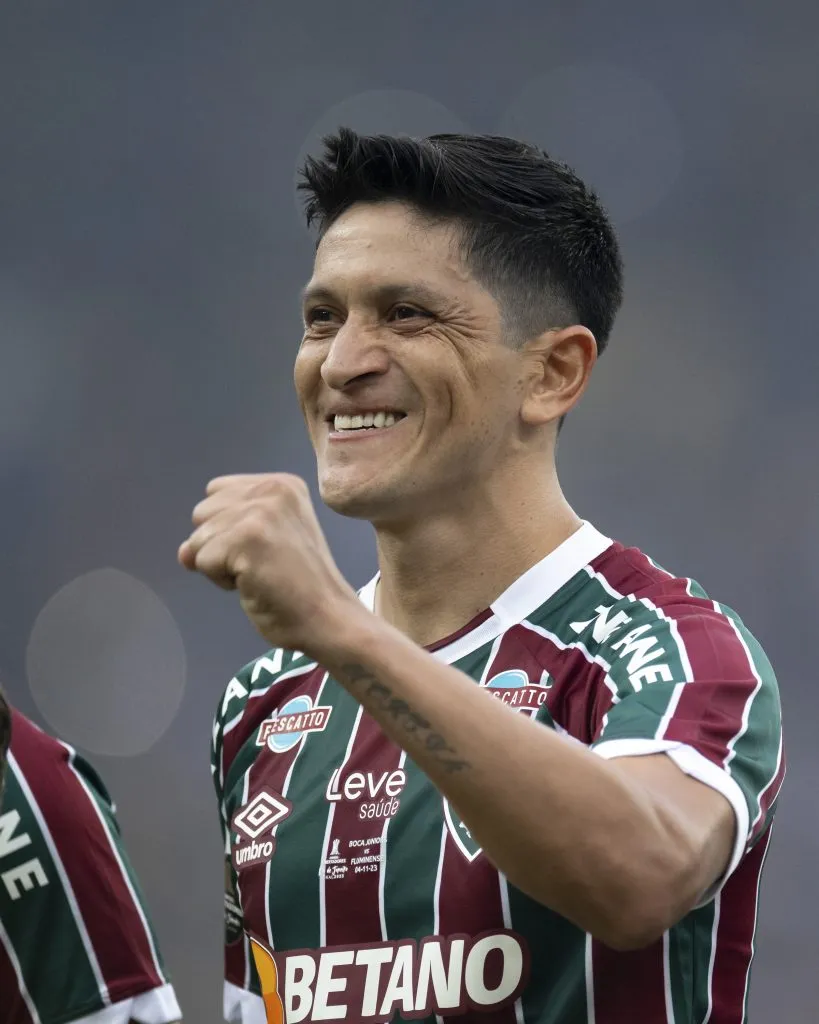 German Cano jogador do Fluminense durante partida contra o Boca Juniors no estadio Maracana pelo campeonato Libertadores 2023. Foto: Jorge Rodrigues/AGIF