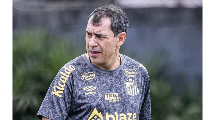 Carille treina o Peixe no CT Rei Pelé - Fotos: Raul Baretta/ Santos FC.