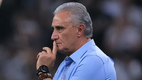 Tite durante partida entre Corinthians e Flamengo, na Neo Química Arena, pelo Campeonato Brasileiro, no dia 01/09/2024.