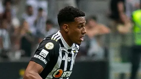 MG - BELO HORIZONTE - 17/08/2024 - BRASILEIRO A 2024, ATLETICO-MG X CUIABA - Palacios jogador do Atletico-MG durante partida contra o Cuiaba no estadio Arena MRV pelo campeonato Brasileiro A 2024. Foto: Fernando Moreno/AGIF