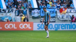 Zagueiro no momento em que recebeu o cartão vermelho