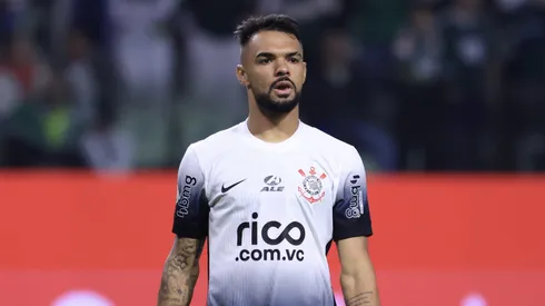 Raniele, jogador do Corinthians durante partida contra o Palmeiras no estadio Arena Allianz Parque pelo campeonato Brasileiro A 2024