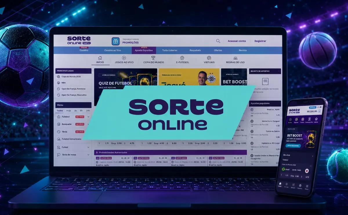 Sorte Online: apostas esportivas, jogos e bônus
