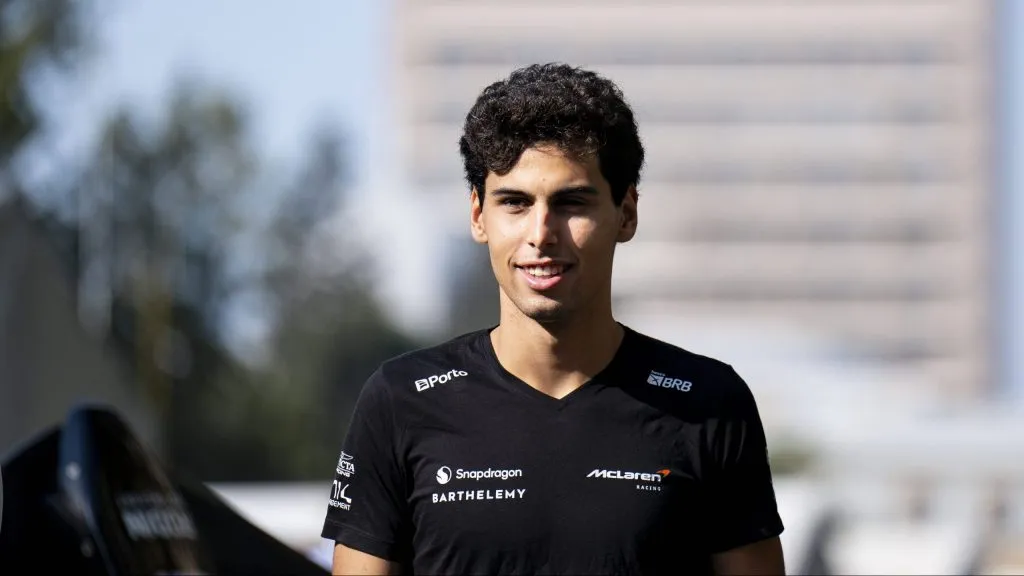 Bortoleto pela Fórmula 2 em Baku (IMAGO / ZUMA Press Wire)