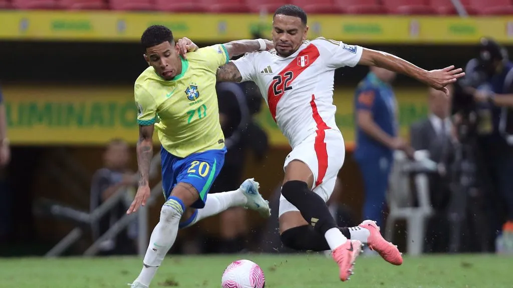 Savinho pela Seleção Brasileira na Copa América. Foto: Wagner Meier/Getty Images