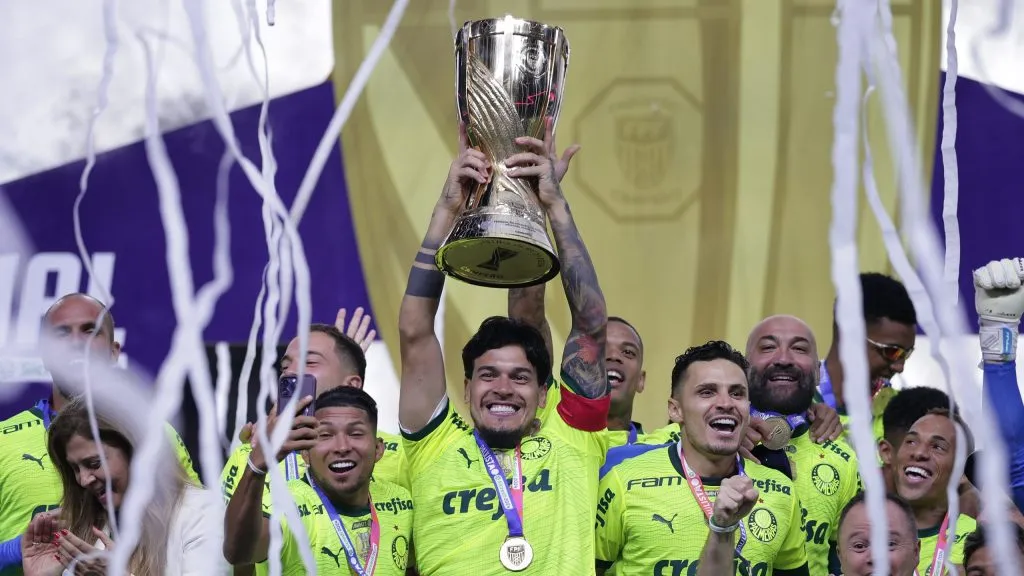 Título do Palmeiras no Paulistão 2024. Foto: Ettore Chiereguini/AGIF