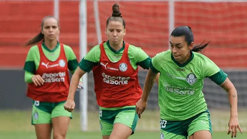Palestrinas, durante treino técnico no campo do Jayme Cintra com foco total na semifinal do Campeonato Paulista Feminino 2024