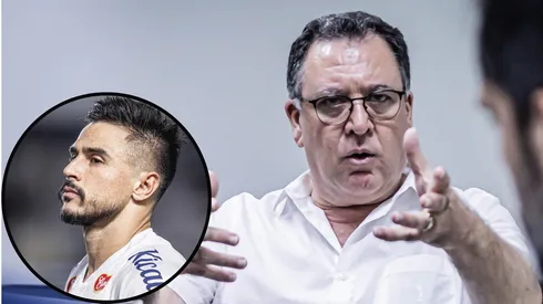 Marcelo Teixeira costurou renovação com Bigode muito antes do fim do ano no Peixe - Fotos: Raul Baretta/SFC