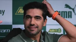 Abel Ferreira durante partida entre Palmeiras e Criciúma, pelo Campeonato Brasileiro, no Allianz Parque.