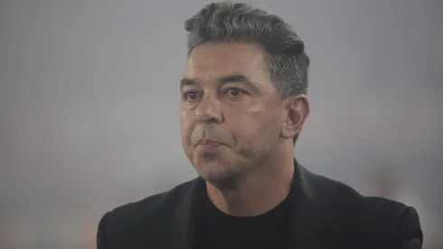 Marcelo Gallardo durante partida entre River Plate e Atlético-MG, pela semifinal da Copa Libertadores, no Estádio Monumental de Nuñez. Foto: Patricia Perez Ferraro