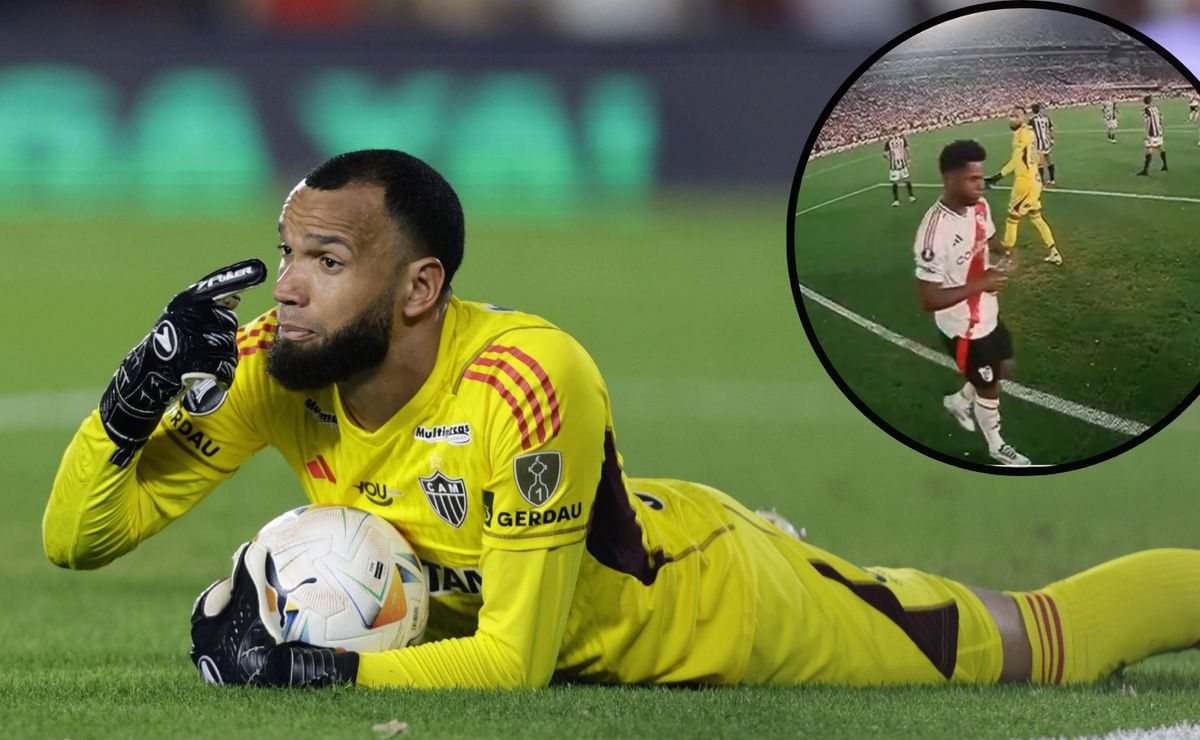 Everson Rivas Everson ganha duelo pessoal com Borja em River x Atlético-MG