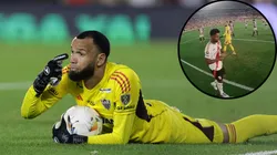 Everson soube segurar a pressão do River Plate e levou Galo à final da Libertadores - Fotos: IMAGO e Reprodução/ESPN