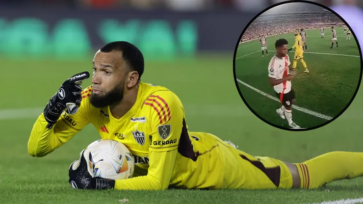 Everson soube segurar a pressão do River Plate e levou Galo à final da Libertadores - Fotos: IMAGO e Reprodução/ESPN