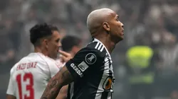 Deyverson, jogador do Atlético, durante partida contra o River Plate no estadio Arena MRV pelo campeonato Copa Libertadores 2024.