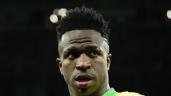 Vinícius Júnior em ação com a camisa do Brasil.