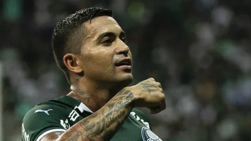 Dudu comemora gol pelo Palmeiras. Foto: Daniel Vorley/AGIF
