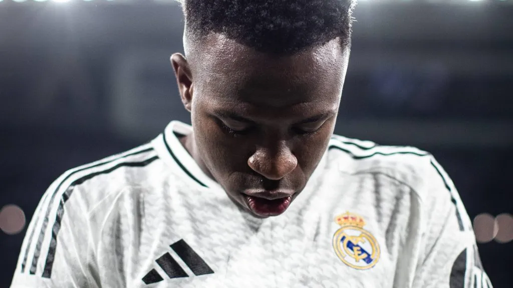 Vini Jr em jogo pelo Real Madrid. Foto: NOG