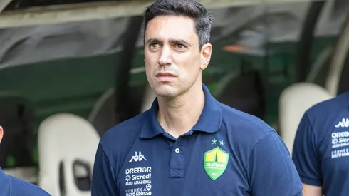 Bernardo Franco durante partida contra o Fortaleza, pelo Campeonato Brasileiro, na Arena Castelão.