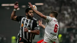 Hulk jogador do Atlético-MG durante partida contra o River Plate na Arena MRV pela Copa Libertadores 2024. Foto: Fernando Moreno/AGIF