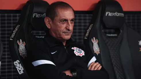Ramón Díaz técnico do Corinthians durante partida contra o Flamengo na Neo Química Arena pela Copa Do Brasil 2024. Foto: Ettore Chiereguini/AGIF
