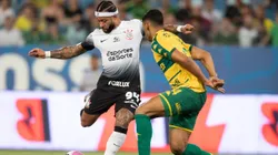 Depay jogador do Corinthians durante partida contra o Cuiabá na Arena Pantanal pelo Campeonato Brasileiro A 2024. Foto: Gil Gomes/AGIF