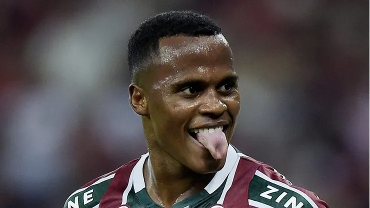 Arias durante jogo do Flu pelo Brasileirão 2024.