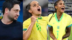 Arthur Elias, técnico da Seleção Brasileira Feminina, Gabi Portilho, atacante e Tarciane, zagueira estão entre os indicados ao Bola de Ouro 2024
