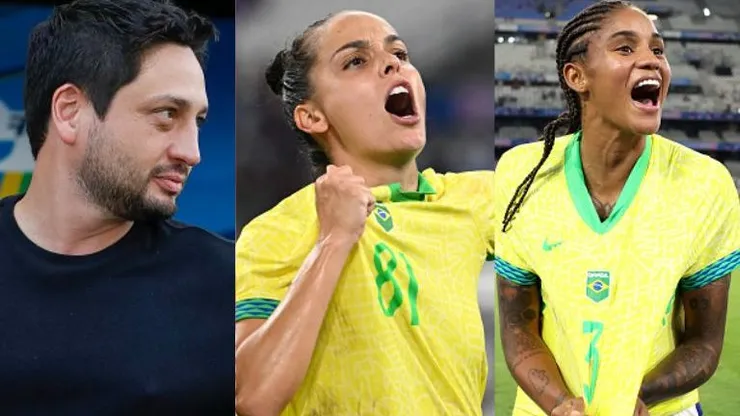 Arthur Elias, técnico da Seleção Brasileira Feminina, Gabi Portilho, atacante e Tarciane, zagueira estão entre os indicados ao Bola de Ouro 2024