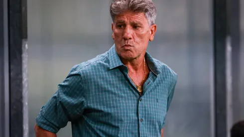 RS - PORTO ALEGRE - 24/01/2024 - GAUCHO 2024, GREMIO X SAO JOSE - Renato Portaluppi tecnico do Gremio durante partida contra o Sao Jose no estadio Arena do Gremio pelo campeonato Gaucho 2024.