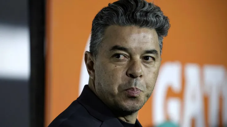 Marcelo Gallardo durante partida entre Defensa Y Justicia e River Plate, pelo Campeonato Argentino.