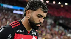 Gabigol durante partida entre Flamengo e Corinthians, no Maracanã, pela semifinal da Copa do Brasil.