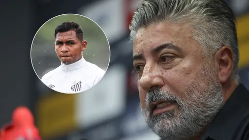 Dirigente do Santos, Alexandre Gallo defende contratação de Morelos. Fotos: Reinaldo Campos/AGIF