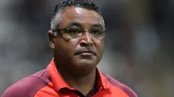 Roger Machado durante partida entre Atlético-MG e Internacional, pelo Campeonato Brasileiro, na Arena MRV.