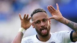 Neymar durante jogo do PSG.