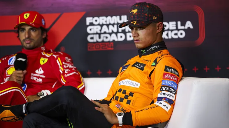 Norris em coletiva no GP do México