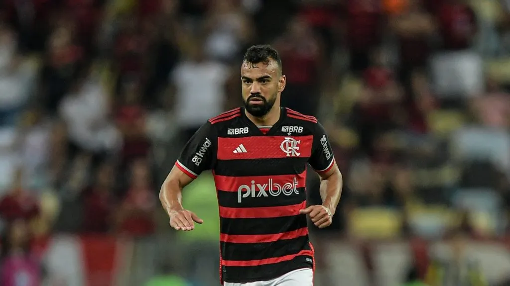 Fabricio Bruno jogador do Flamengo durante partida contra o Bahia no estadio Maracana pelo campeonato Copa Do Brasil 2024. Foto: Thiago Ribeiro/AGIF