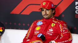 Carlos Sainz em entrevista coletiva no GP do México