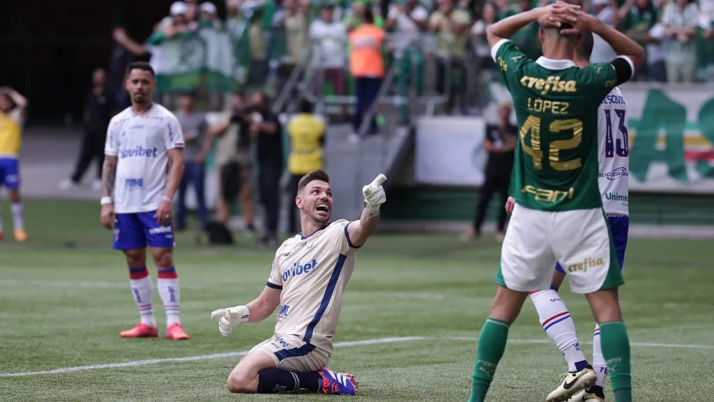 Jogo entre Palmeiras e Fortaleza terminou empatado. Foto: Ettore Chiereguini/AGIF