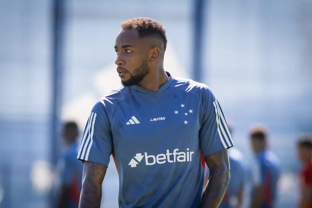 MG – BELO HORIZONTE – 24/05/2024 – CRUZEIRO, TREINO – Rafa silva jogador do Cruzeiro durante treino no Centro de Treinamento CT Toca II. Foto: Fernando Moreno/AGIF