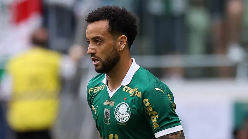 Felipe Anderson teve atuação abaixo do que pode mostrar no Palmeiras e foi criticado por Abel – Foto: Cesar Greco/Ag. Palmeiras