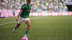 SP - SAO PAULO - 26/10/2024 - BRASILEIRO A 2024, PALMEIRAS X FORTALEZA - Richard Rios jogador do Palmeiras durante partida contra o Fortaleza no estadio Arena Allianz Parque pelo campeonato Brasileiro A 2024. Foto: Ettore Chiereguini/AGIF