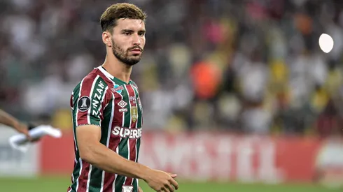 Martinelli, jogador do Fluminense durante partida contra o Colo-Colo no estadio Maracana pelo campeonato Copa Libertadores 2024.
