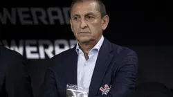 Ramón Díaz durante partida entre Corinthians e Red Bull Bragantino, pelas oitavas de final da Copa Sul-Americana, na Neo Química Arena. Foto: Marco Galvão