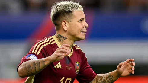 Soteldo durante partida entre Venezuela e Canadá, pela Copa América de 2024. Foto: Pablo Morano