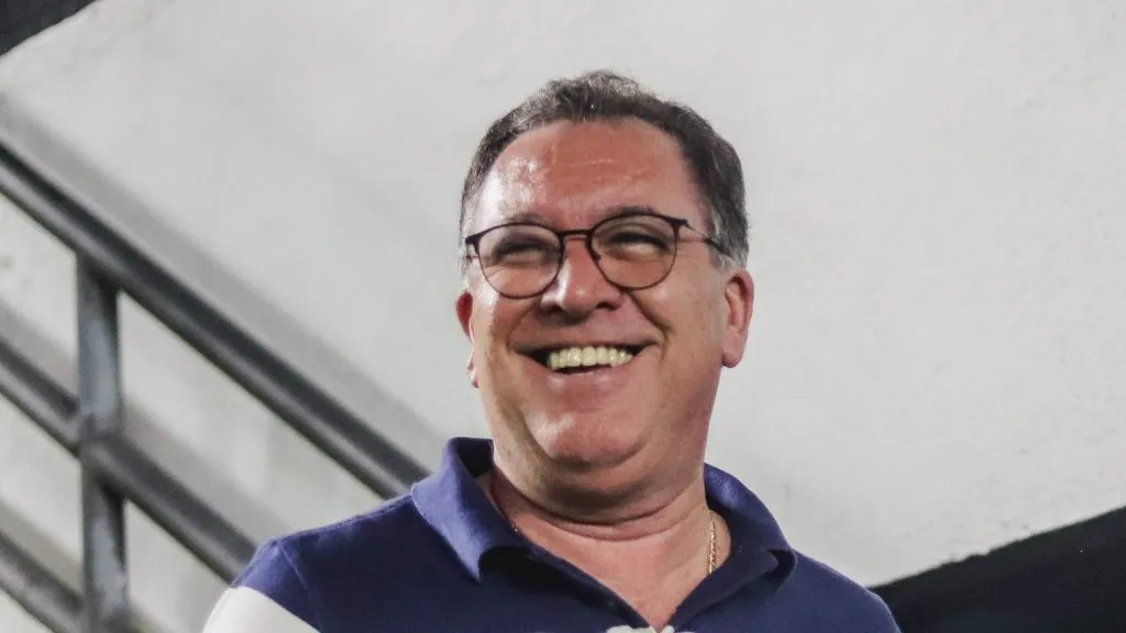 Foto: Reinaldo Campos/AGIF – Marcelo Teixeira, presidente do Peixe, vai discutir em dezembro o futuro do baixinho.